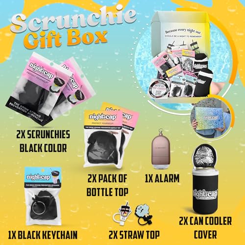 image for Nightcap The Original Drink Cover Scrunchie – As Seen On Shark Tank 