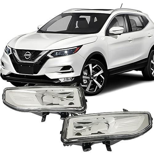 Silscvtt 1 Pair Left and Right Side Front Bumper Fog Lights Assembly Replacement for Nissan Rogue Sport 2020-2022 26155-8995A, 26150-8995A by Silscvtt - Used condition - US$38.78