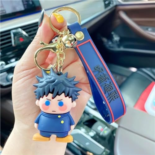 Image of Blue Aura Keychain Anime Fans Car & Bike Key Chains