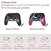 FastSnail Charging Dock Compatible with Nintendo Switch Pro Controllers and for Joy Cons & OLED Model for Joycon,Multifunction Charger Stand for Switch with 2 USB 2.0 Plug and 2.0 Ports