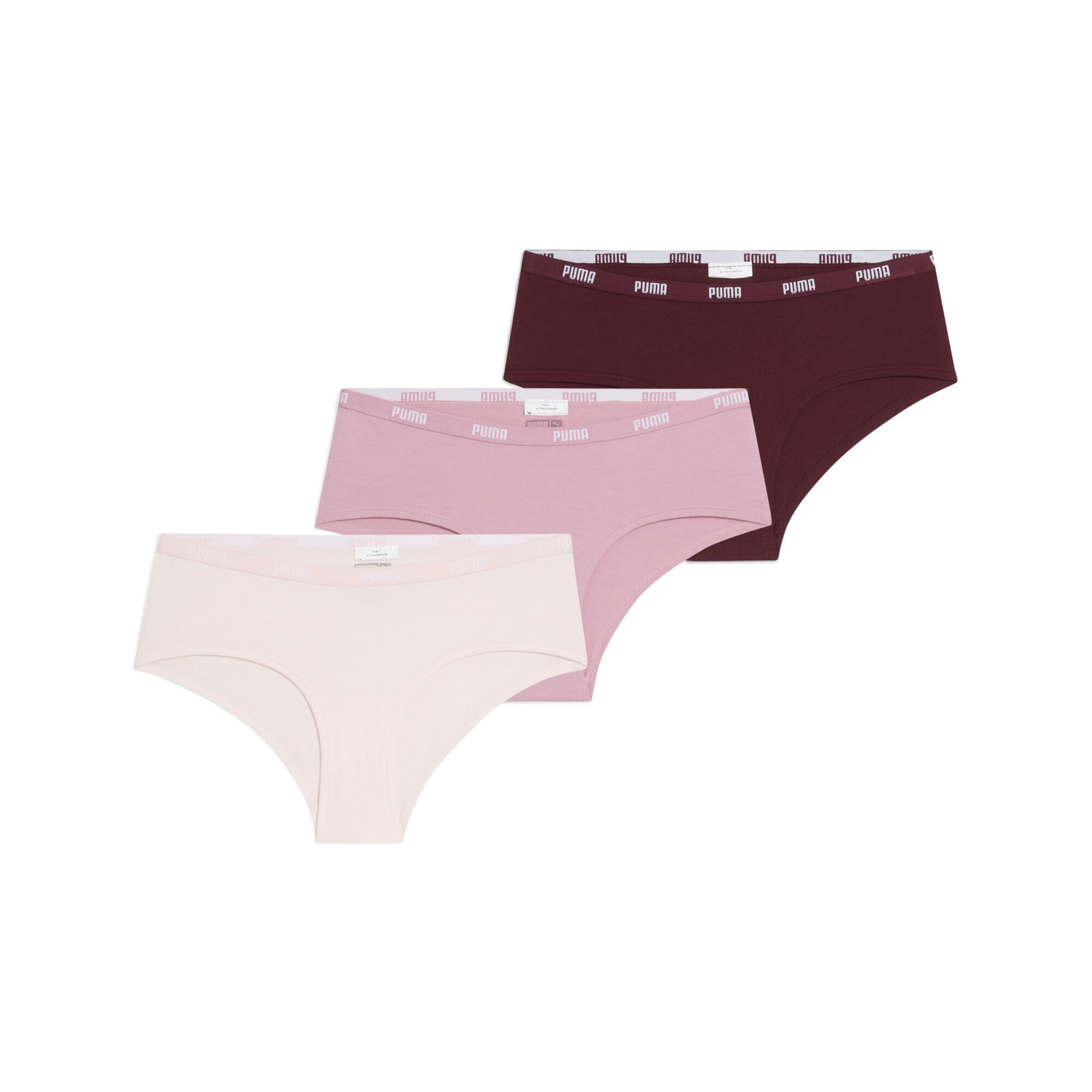 PUMA Hipster Ropa Interior Mujer Pack de 5