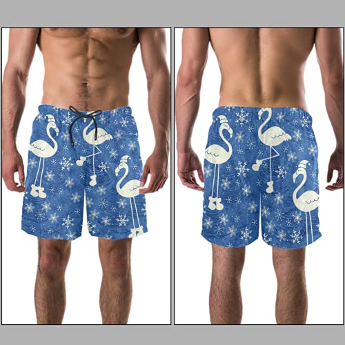 Short de bain pour homme imprimé flocon pour la plage et piscine