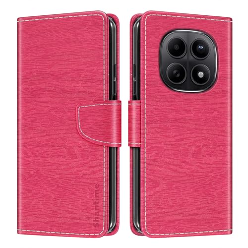 Shantime ���U�[���z�P�[�X Xiaomi Redmi Note 15 SE 5G �Ƃ̌݊������� �J���t���蒠�^ �J�[�h���[ �}�O�l�b�g�� �S�ʕی�V�F��(���[�Y���b�h)