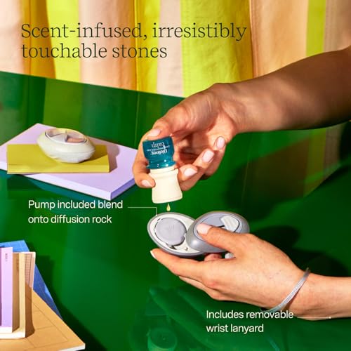 Lifelines Scent-Infused Grounding Stones, 2-Pack, Gravity Pack - Portable Fidgets for Adults with Essential Oil Blend & Diffusion Stones for Sensory Immersion - Calming Waterless Passive Diffuser - Thumbnail 3