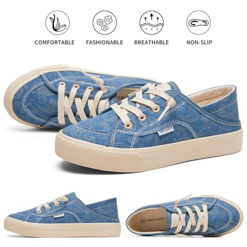 Image of hash bubbie Women's Slip on Canvas Shoes Non Slip Fashion Sneakers Loafers