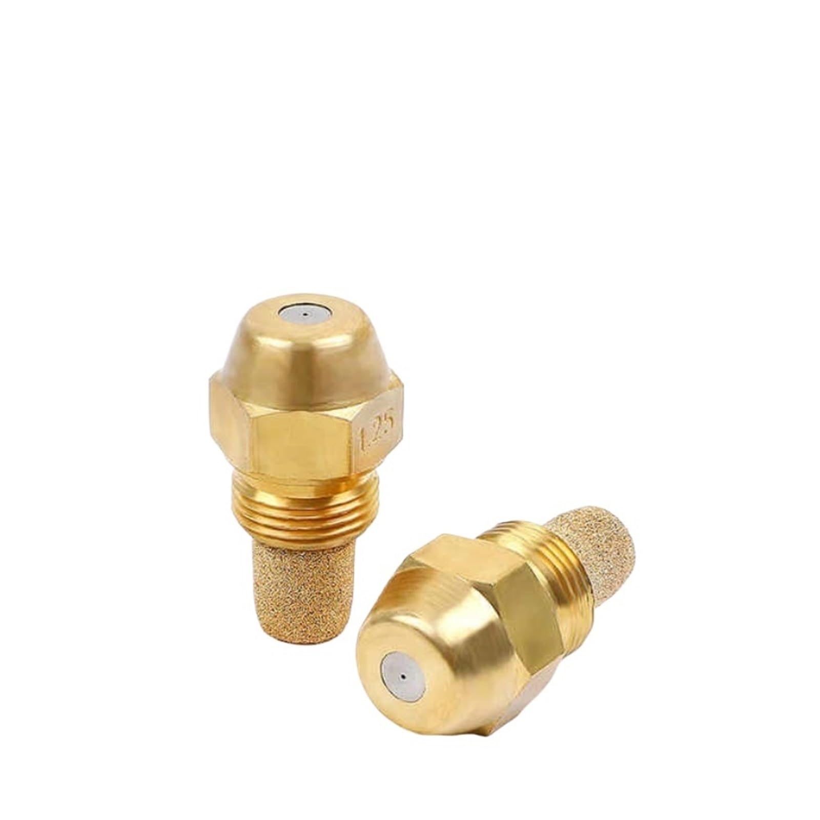 Mosiężna dysza oleju opałowego, natrysk stały, wtrysk palnika na olej napędowy, strumień spalania, podgrzewacz kotła, 0,3-6. USgal/H, 1.4 cm (60 stopni 0,6 usgal)