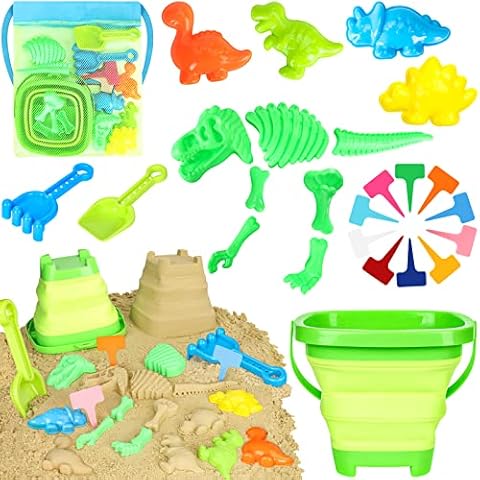 FUSPWEAO Dinosaur Beach Toys Set Cover