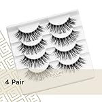 Eylure Luxe Faux Mink False Lashes - Regal, 4 Pairs Bonus Pack | Glue Included | 10 Wears - Image 2
