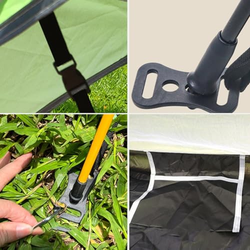 Carpa para camping GIZNXBA para 3-4 personas portátil verde miniatura 6