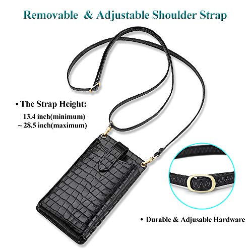 Image of Peacocktion Small Crossbody Cell Phone Purse for Women, Lightweight Mini Small Crossbody Bags for Women with Card Slots