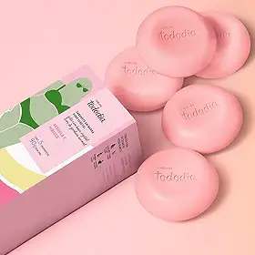 Sabonetes em Barra Natura TodoDia Acerola e Hibisco 5 Unit de 90g