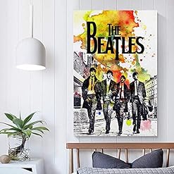Les Beatles Rock Band Toile Art Affiche Et Mur Art Photo Impression Moderne Famille Chambre Décor Impressions Et… - Les Beatles, Paul McCartney, John Lennon, RIngo Starr, George Harrison Les Beatles Rock Band Toile Art Affiche Et Mur Art Photo Impression Moderne Famille Chambre Décor Impressions Et… – Image 2