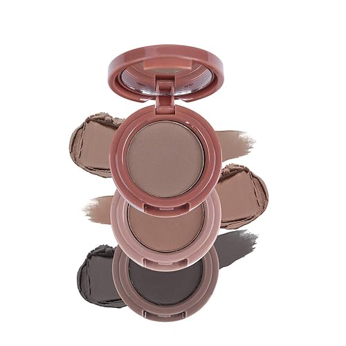 Paleta de polvo de cejas de 3 colores, maquillaje de cejas impermeable y duradero, relleno de cejas en polvo para dar forma a las cejas perfectas
