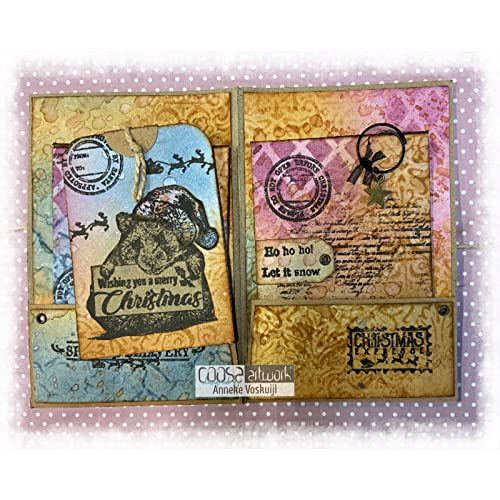 Tampon transparent "Xmas hugs 2" de COOSA Crafts – vue 5