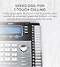 RCA 25424RE1 4-Line Expandable Phone System for Home / Office Desk - Base Speakerphone with Caller ID and Intercom, Compatible with Hearing Aids (2-Pack)