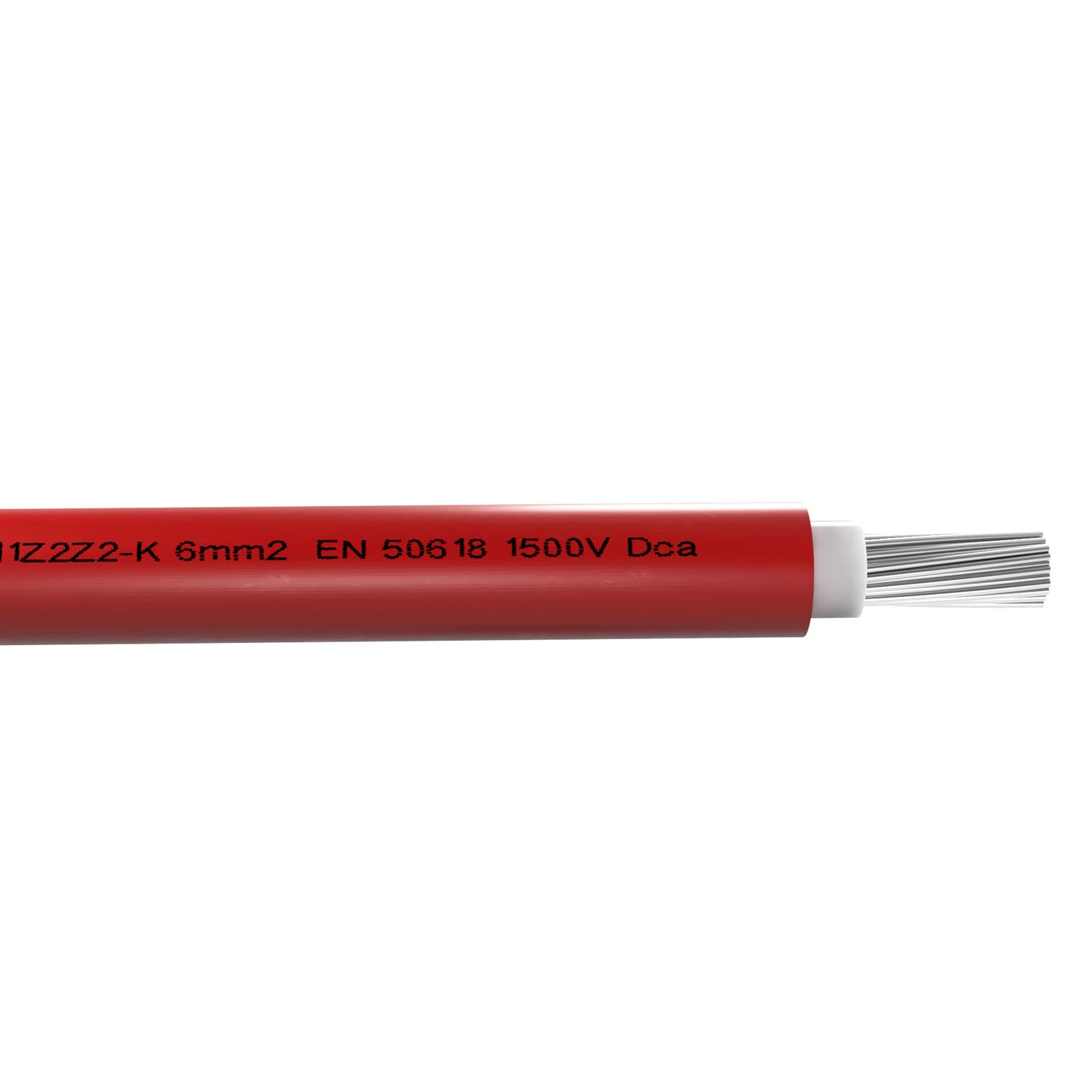 Solarkabel Solarleitung PV Leitung 4mm² Rot 50m