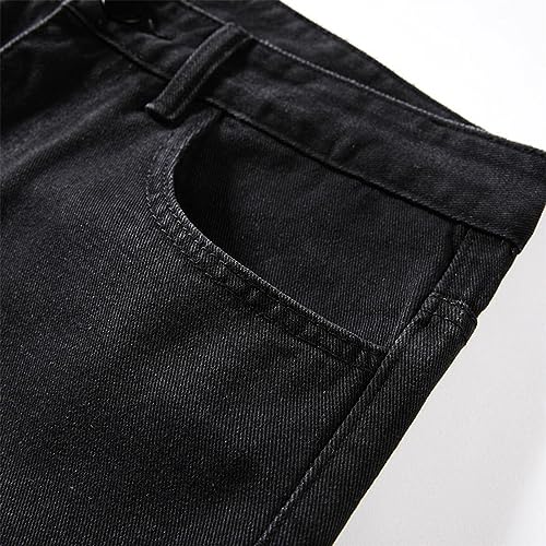 Men's Relaxed Fit Classic Extreme Motion Athletic Taper Hip Hop Pants Streetwear Straight Wide Leg Long Trousers Jean4