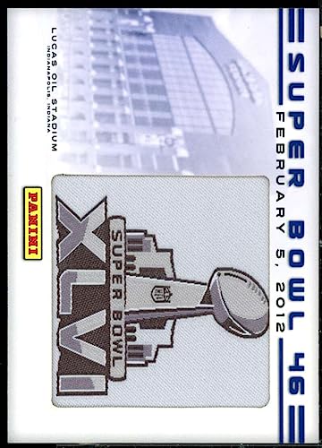 Lucas Oil Stadium SB46 Patch Card 2012 Panini Super Bowl XLVI Patches #NNO