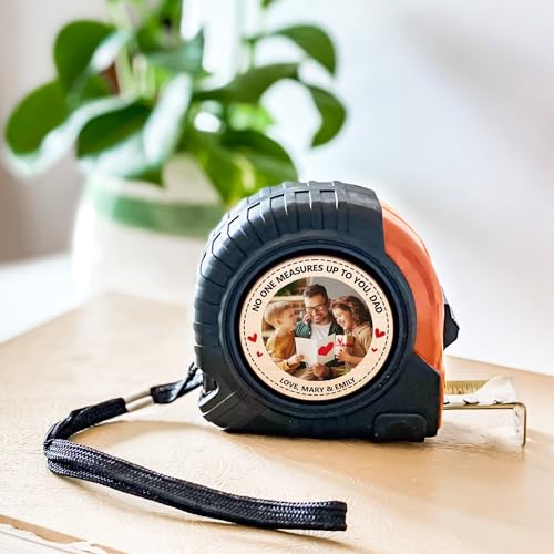 Cinta métrica personalizada para regalo de papá miniatura 2