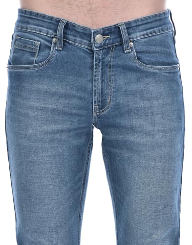Image of Numero Uno Men's Classic Blue Skinny Sustainable Stretchable Jeans
