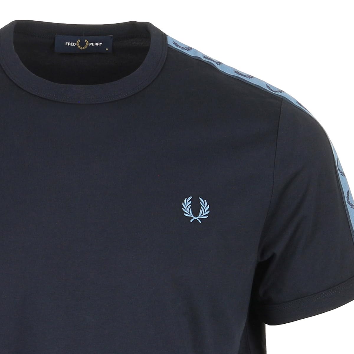 Fred Perry M4613 Camiseta Banda Hombre Azul Marino XL