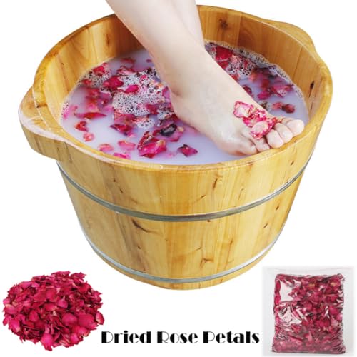 Kichvoe 1 Pacote De 150G De Pétalas De Rosa Secas Reais Pétalas De Rosa Secas Naturais Para Fazer Sa