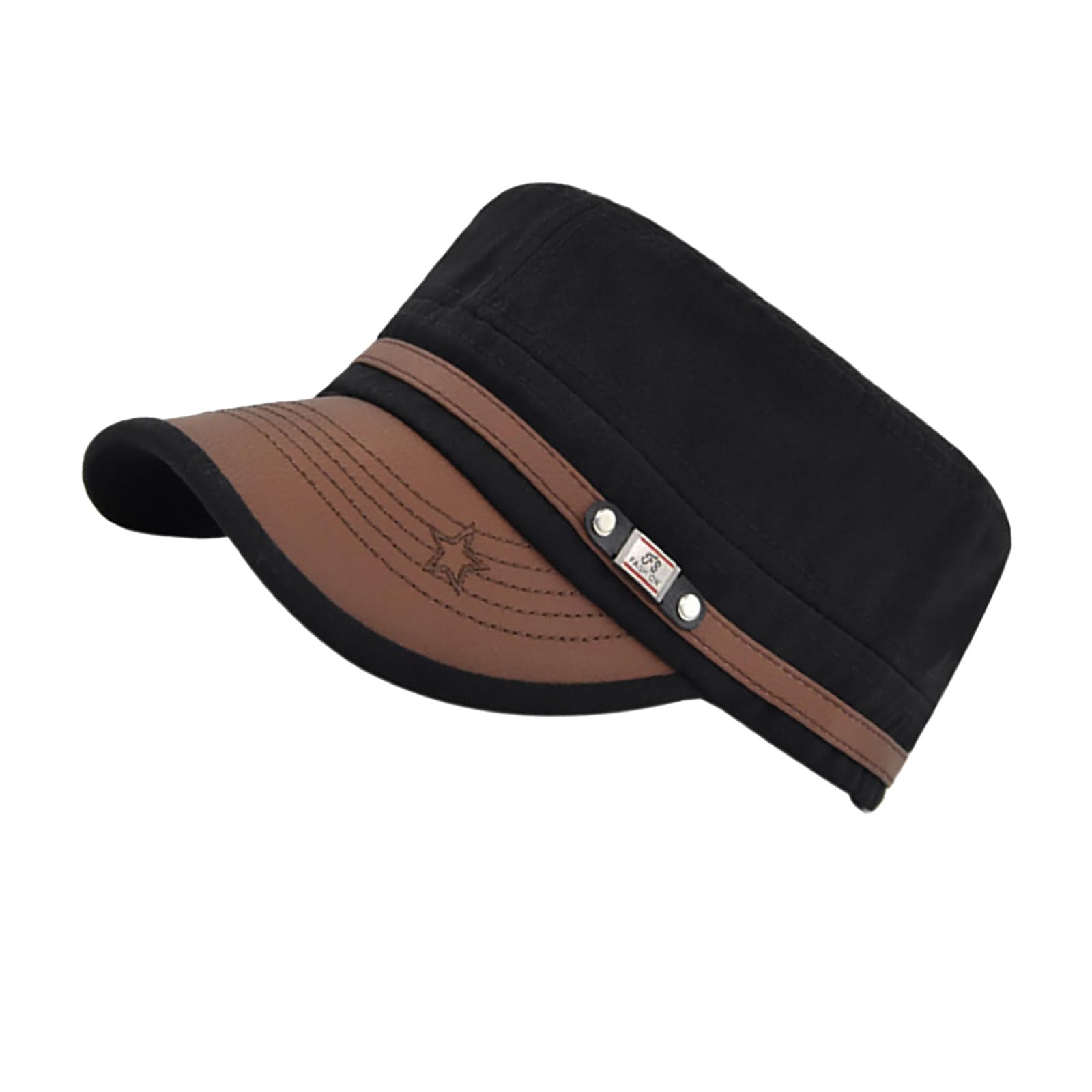 BWANGIAO Classical Flat Top Baseball Cap Adjustable Curved Brims Hat For Men And Women Unisex Design Sport Outdoor Headwear