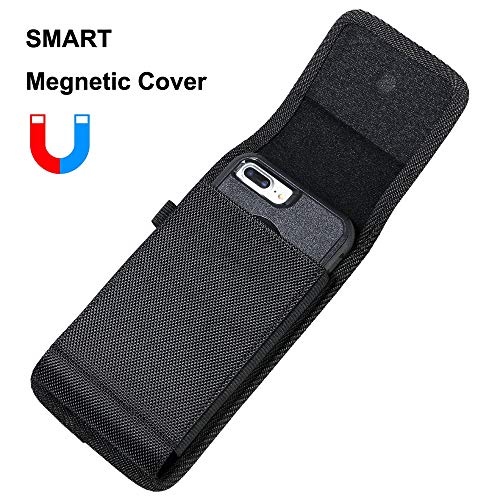 Nylon For Iphone 12 Iphone 12 Pro Max Iphone 11 Iphone 11 Pro Max Iphone X Max Holster 8 Plus 7 Plus 6S Plus Holster Leather Fit With Defender Case/Protective Case/Hybrid Armor Case/Battery Case On #TOP3