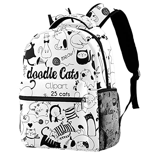 Sac à dos décontracté chat mignon pour vos sorties et balades