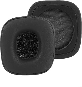 Major V 5 Kulak Pedleri, Yedek Bellek Köpüğü PU Deri Kulaklık Earpads Marshall Major V IV III 5 4 3 Kulaklık için Kulak Yastığı Pedi - Siyah