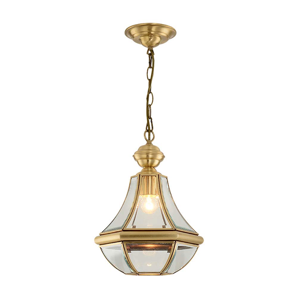 Suspension rétro en verre transparent pour maximiser la lumière de la cuisine