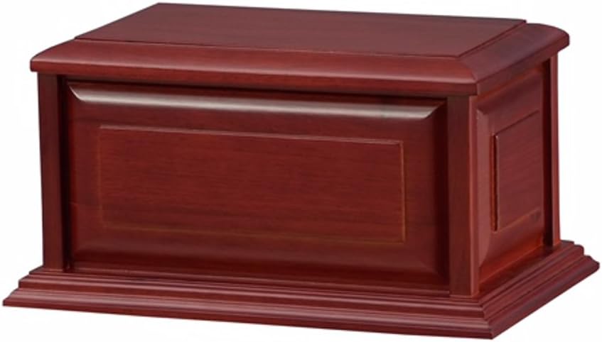 Solid Alder Wood Funeral Cremation Urn - 100% Alder Wood - Adult Size