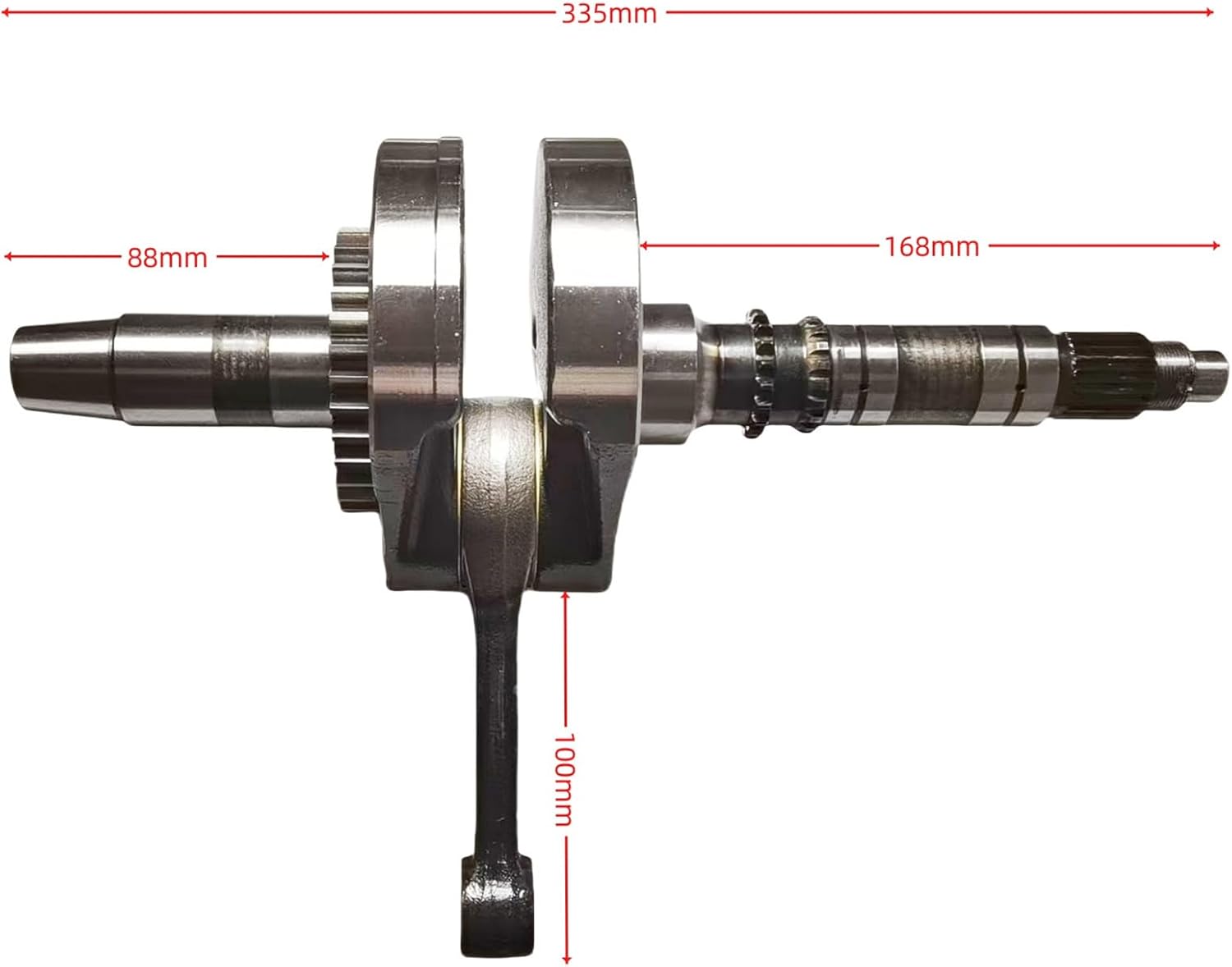 JIK 13000-HR5-CC0 CRANKSHAFT & BEARING FOR HONDA RANCHER TRX420 FOREMAN TRX500 TRX520 PIONEER 500 520