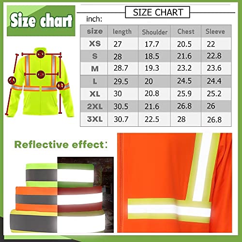 Yoweshop High Visibility Reflective Safety Jackets Customize Logo Sun Protection Outdoor Workwear (Xl, Black) #TOP3