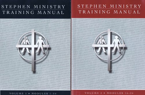 Stephen Ministry Training Manual Vol. 1 & 2
