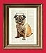 Pug DMC Hip Hop Pug with iced-out bling and DJ Headphones original art vintage dictionary page book art print