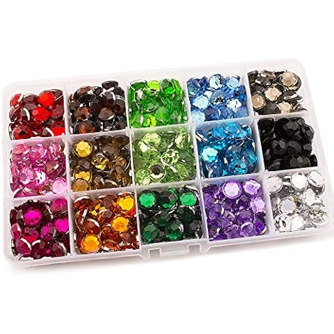 Summer-Ray 10mm Assorted Color Rhinestones in Storage Box Value Pack Cover