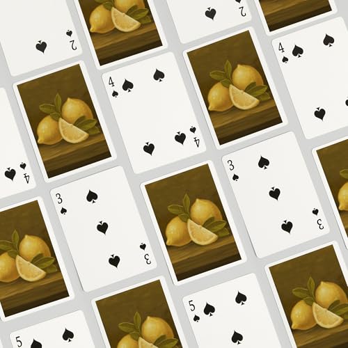Lantern Press Lemons, Baraja de Poker 52 cartas miniatura 4