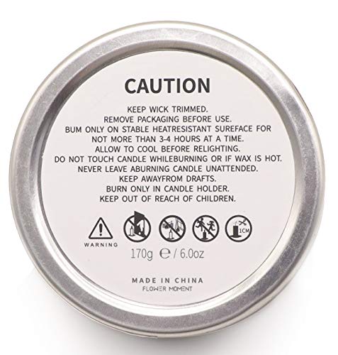 Flower Moment Sandalwood Scented Candle For Meditation Yoga Detox, Relaxing, Made Of Natural Soy Wax Candle Long Lasting Highly Scented For Women Aromatherapy Candle #TOP4