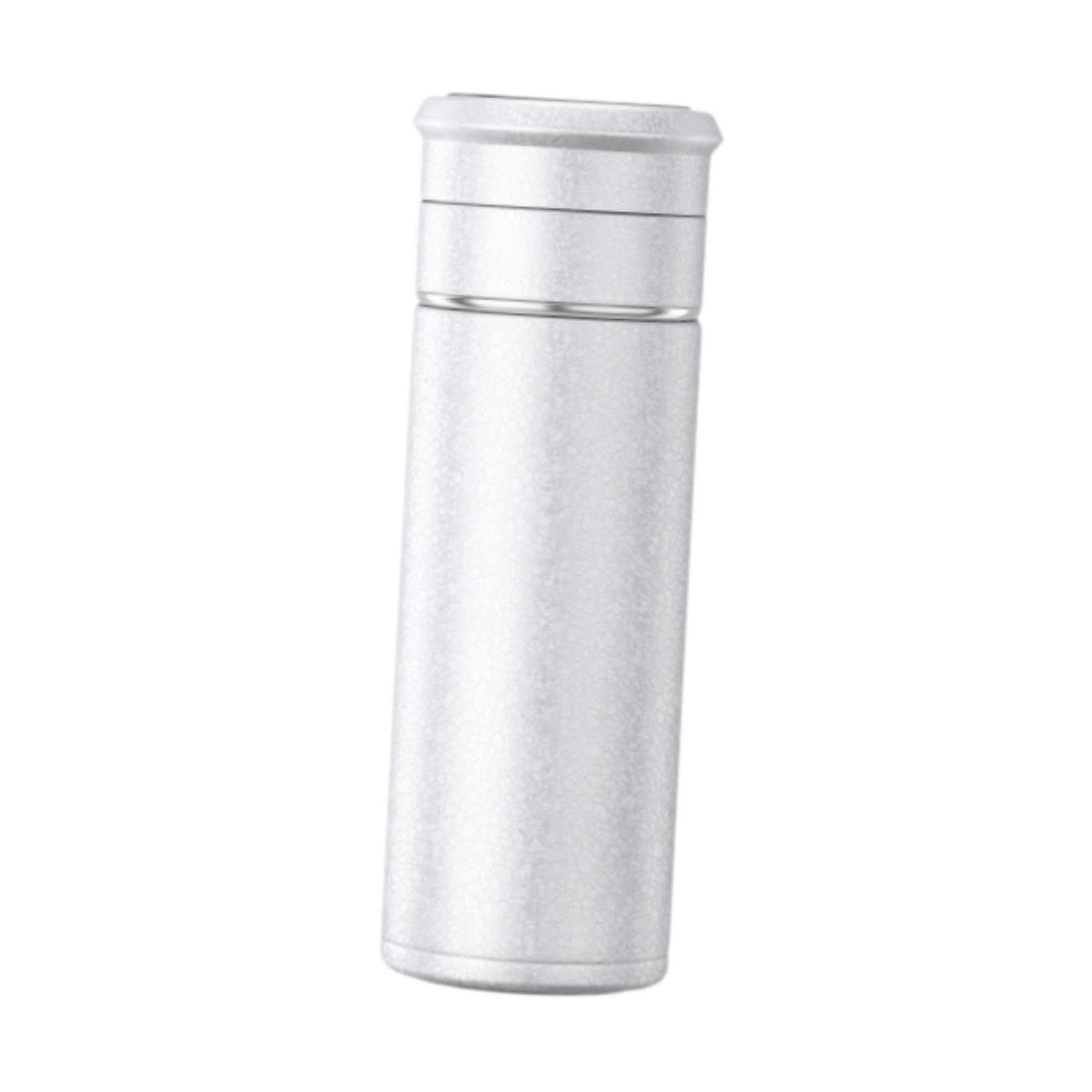 Botella Infusora de Té, Botella de Té de 500 Ml, Taza de Té de Acero Inoxidable Y, Vaso de Té con para La Oficina, Uso Diario Y Pesc, Grieta de Hielo Plateada, tal como se describe
