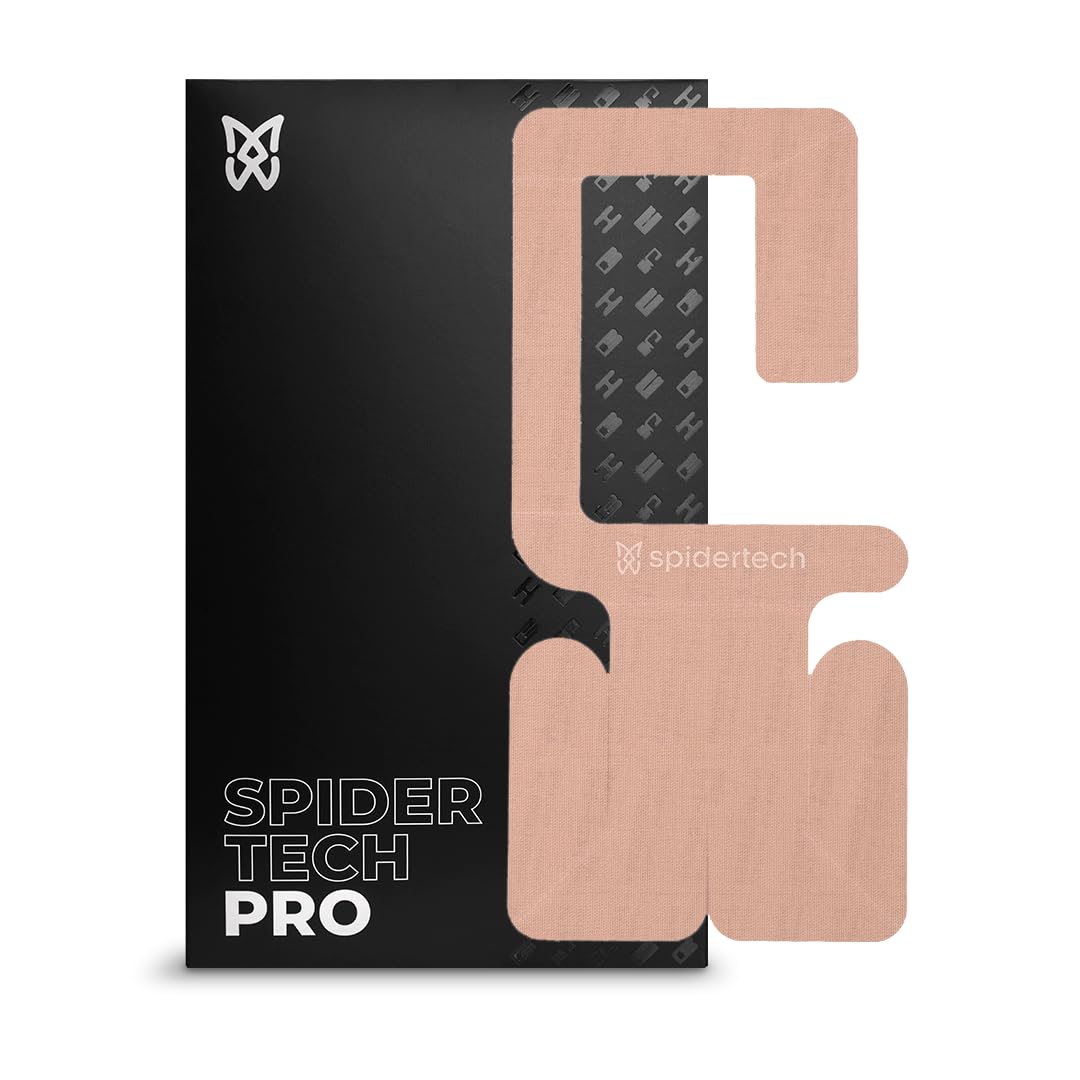 Spidertech Professional Pre-Cut Cotton Kinesiology Tape for Left Shoulder Support - for Athletes Sports Physiotherapists and Chiropractors Pain
