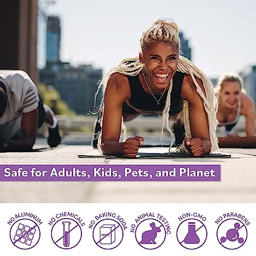 Puremedy All Natural Deodorant for Women, Men, Teens, Aluminum, Baking Soda and Chemical Free, Long-Lasting Stay Fresh Formula, Lavender Hibiscus 2.25 oz. (Pack of 1)