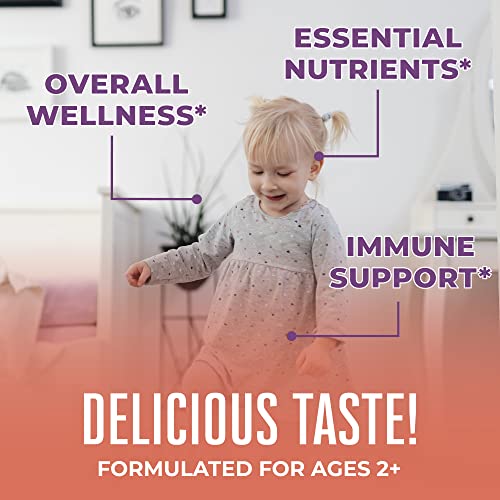 Maryruth's | Toddler Multivitamin Gummies | Kids & Toddlers Age 2+ | Usda Organic Daily Kids Vitamins | Vitamin C, D3, Zinc | Mixed Berry And Cherry | 2 Month Supply #TOP1
