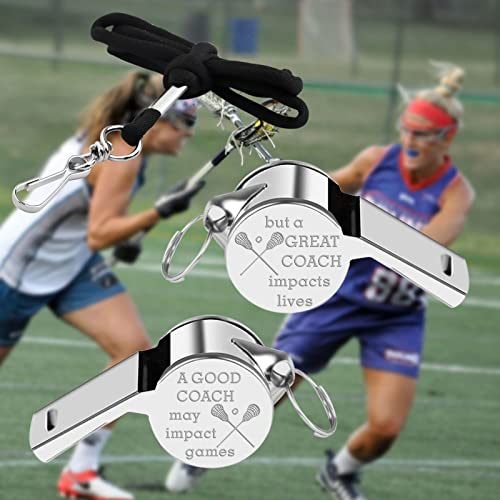 Silbato para Entrenador de Lacrosse con Cordón miniatura 7