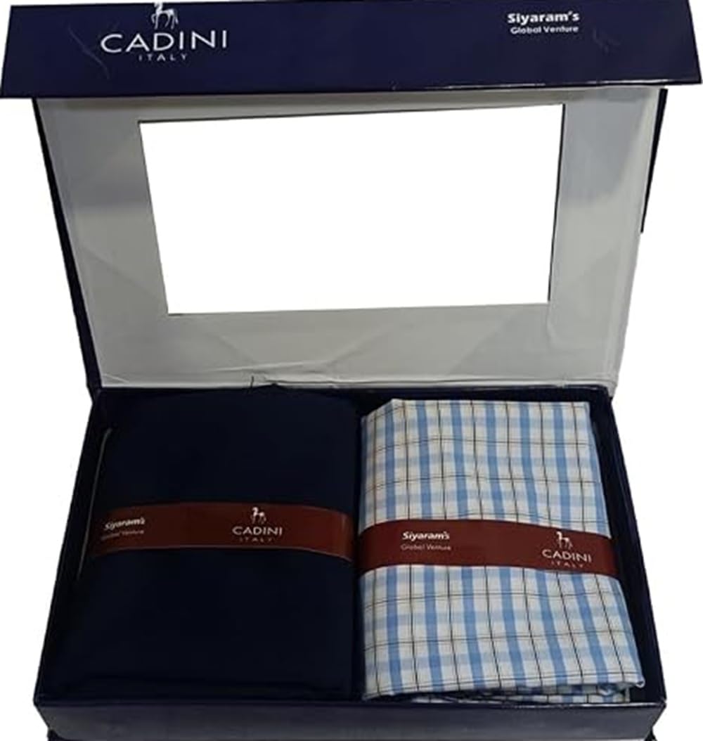 siyaram's Cadini Italy Premium Shirt & Pant Fabric Gift Set for Men | Unstitched Formal Wear Combo | Luxury Suiting & Shirting Material-picture-12