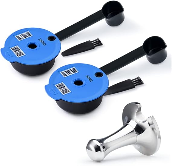 Tassimo Refillable Pods 60+180ML Reusable Coffee Discs for Bosch Tas Coffee Maker, BENFUCHEN