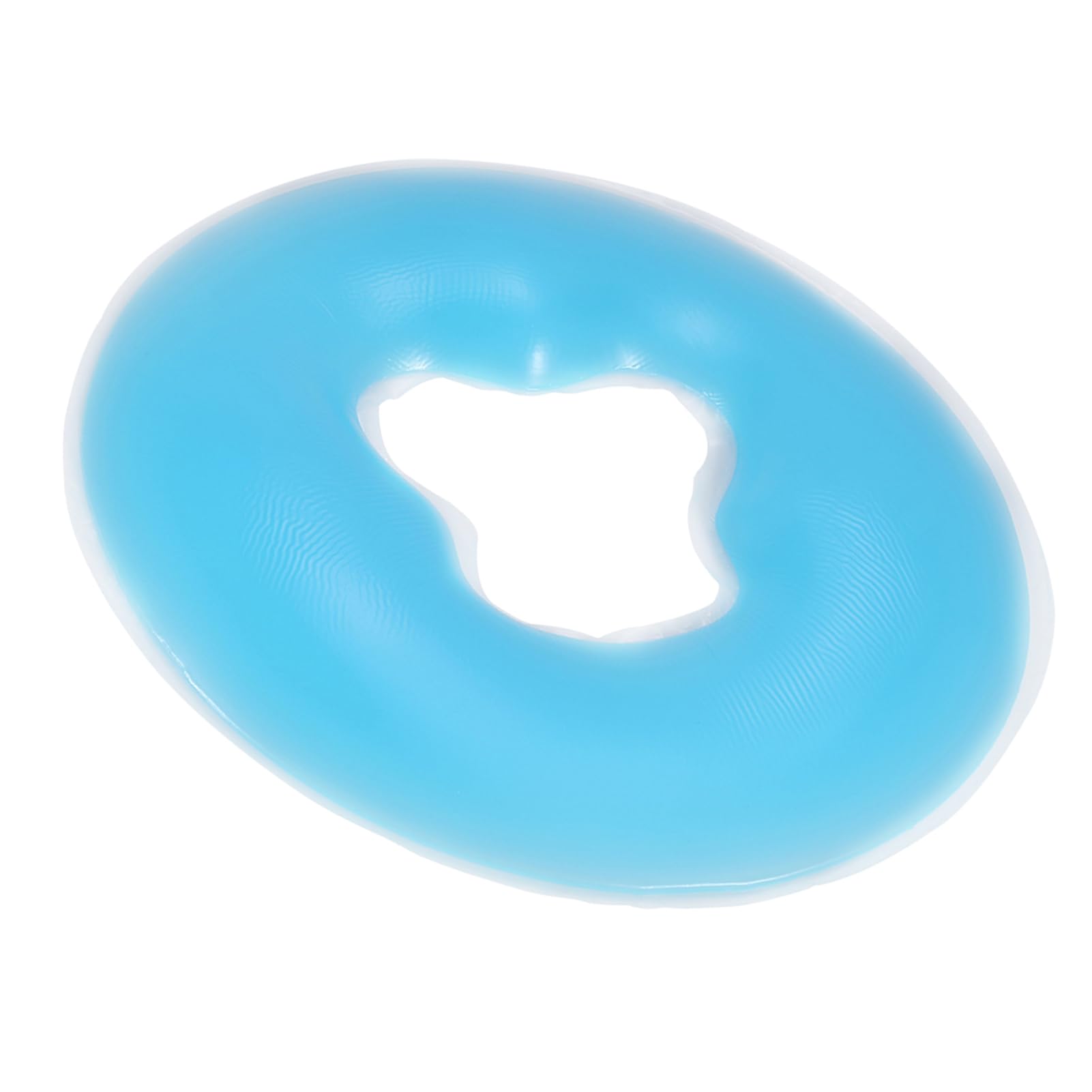 Almohada de Masaje Facial de Silicona con Gel Suave - Cojín Ergonómico para Mesas de SPA, Belleza y Oficina - Almohadilla Facial para Terapias de Relajación y Cuidado de la Piel (Color Azul)
