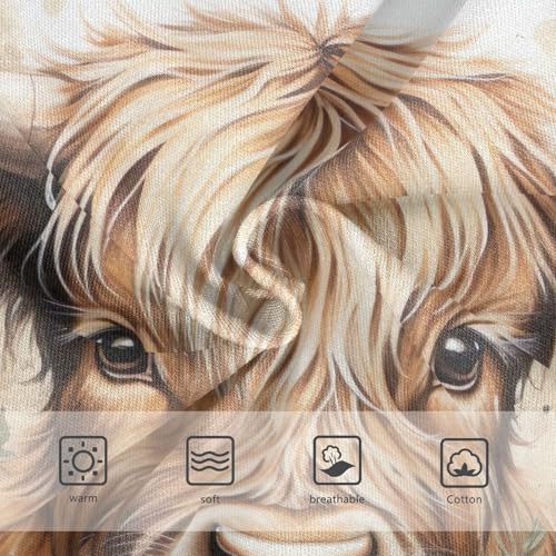 Cute Highland Cow Sunflower Toddler Girls's Underwear 2T 202a54123