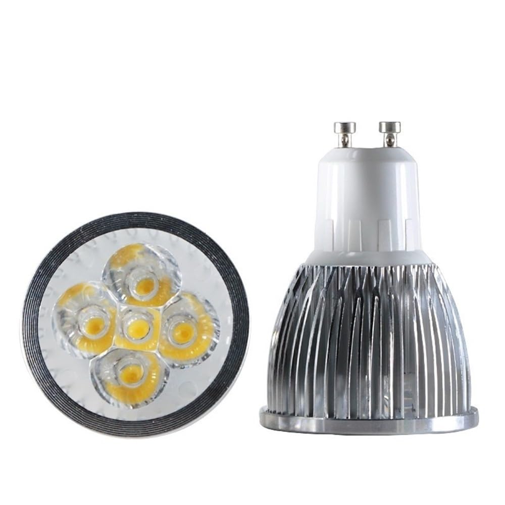 AKSPET AGIPS Household lights Led Spot Light GU10 Spotlight 12v 24v Super 5W Aluminum Shell Bulb Lamp GU10 Low Voltage 12 24 V Volt Energy Saving low voltage bulbs (Color : Warm White, Size : 12V)