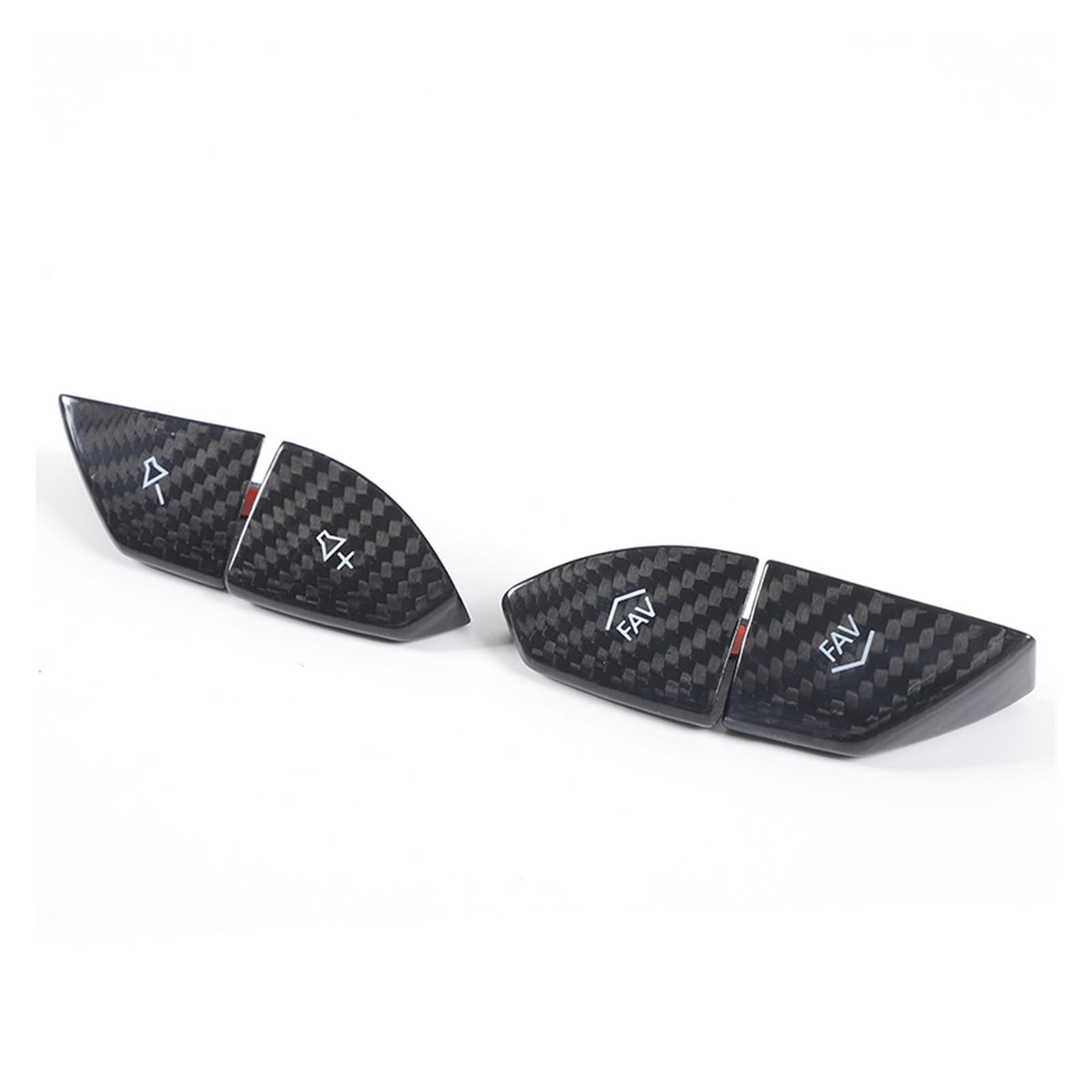for Chevy for Corvette for C7 2014-2019 Steering Wheel Volume Button Cover Trim Sticker Car Accessories Car Interior Mouldings(Black)